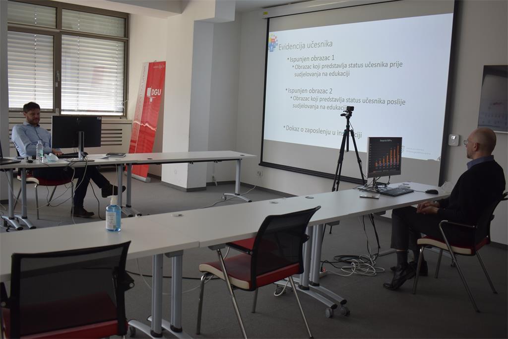 The picture shows Tomislav Ciceli, MsC, during his lecture at the 27th NSDI workshop