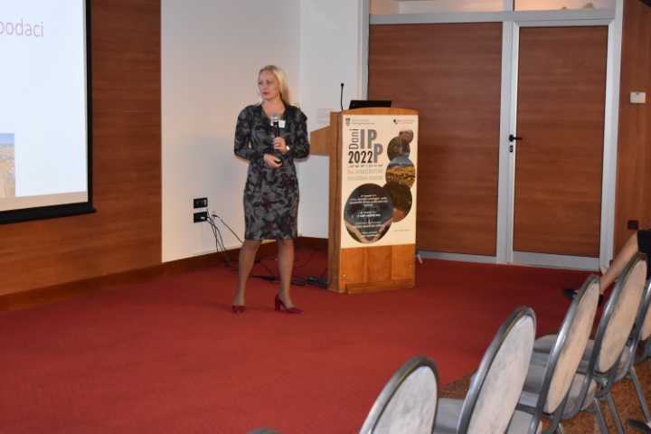 The picture shows associate professor Ph.D. Romana Matanovac-Vučković during an invited lecture at the "SDI Days 2022" conference.