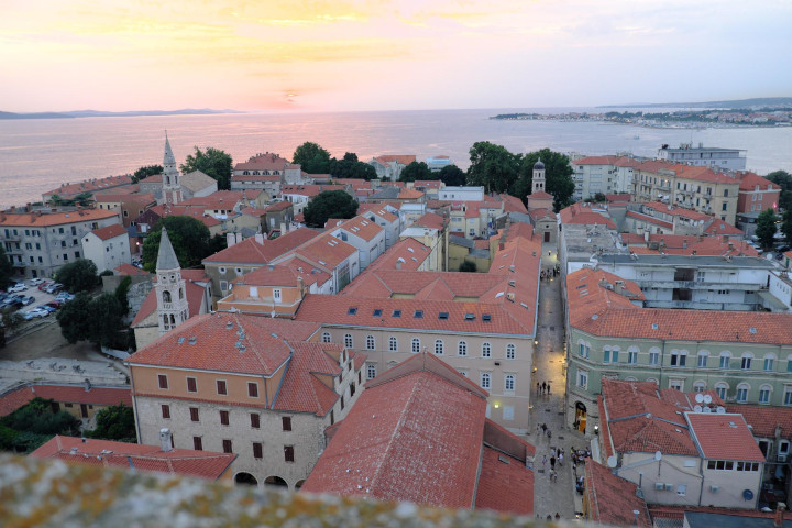 Panorama of the city of Zadar