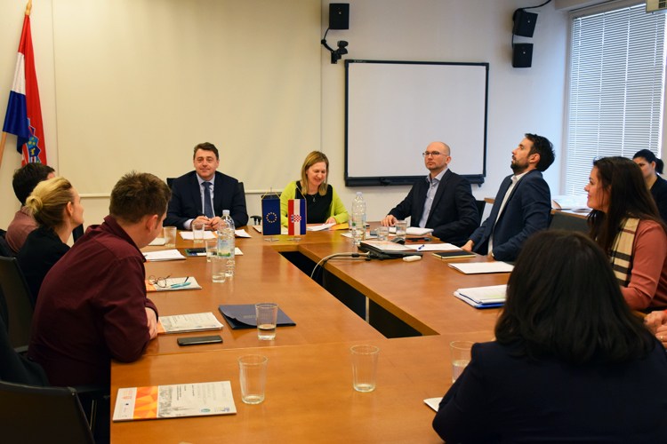 The picture shows the members of the NSDI Council at the 5th session held in the premises of the State Geodetic Administration.