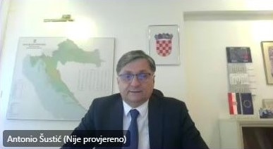 the General Director of the State Geodetic Administration, Antonio Šustić