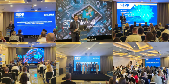 The conference Days of Spatial Data Infrastructure of the Federation of Bosnia and Herzegovina was held in Mostar, with participations of employees of the SGA 