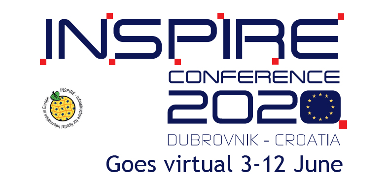 Slika prikazuje logo konferencije INSPIRE 2020.
